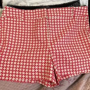 Ann Taylor LOFT Shorts with Geometric Pattern